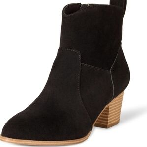 Amazon Essentials womens Western Ankle Boots with Stacked Heel Size US7 EU 37.5